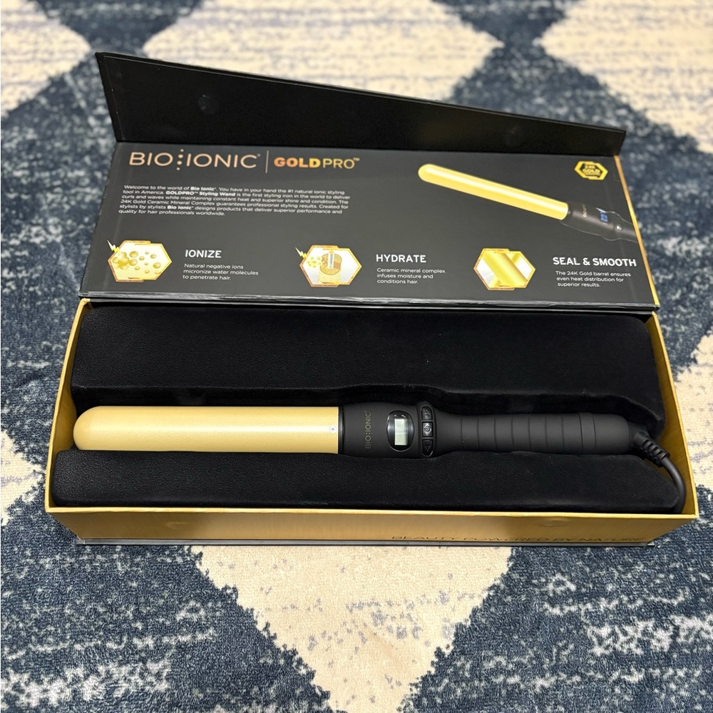 Bio Ionic Gold Pro Hair Styling Iron